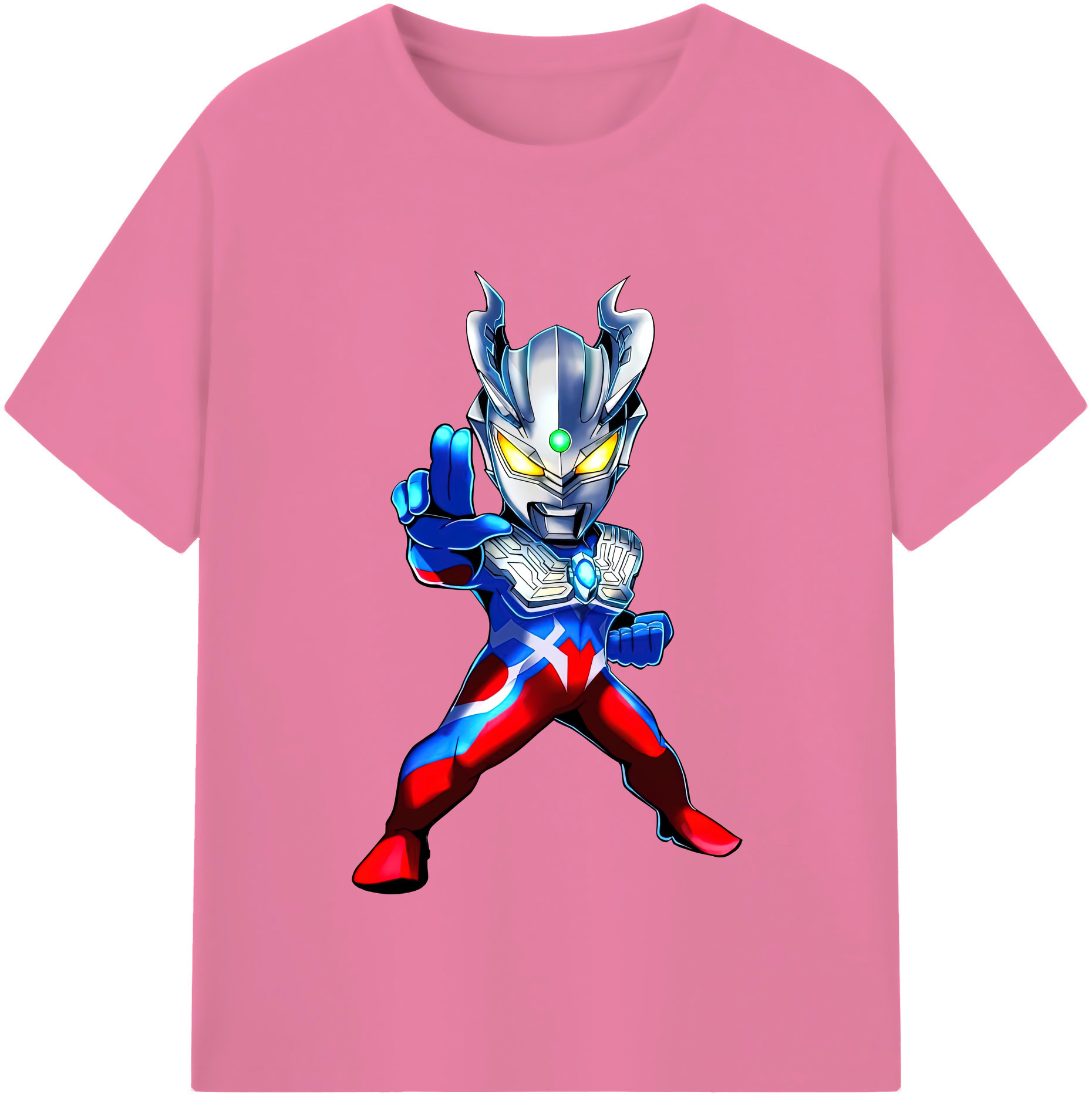 （画像用） ウルトラマン Ultraman 綿100％半袖Tシャツ（フロントプリント）
